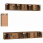 Preview: TV-Schrank-Set 6 pcs Altholz 100 x 30 x 30 cm Holzwerkstoff