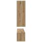 Preview: TV-Schrank-Set 4 pcs Eiche handwerklich 30,5 x 30 x 90 cm