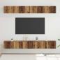 Preview: ARDEBO.de - TV-Schrank-Set 6 pcs Altholz 60 x 30 x 35 cm Holzwerkstoff