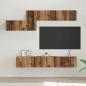 Preview: ARDEBO.de - TV-Schrank-Set 7 pcs Altholz 60 x 30 x 30 cm Holzwerkstoff