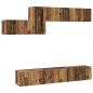 Preview: TV-Schrank-Set 7 pcs Altholz 60 x 30 x 30 cm Holzwerkstoff