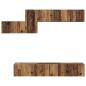 Preview: TV-Schrank-Set 7 pcs Altholz 60 x 30 x 30 cm Holzwerkstoff