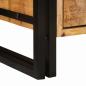 Preview: Nachttisch Braun 38 x 33 x 58 cm Massives, grobes Mangoholz