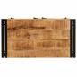 Preview: Nachttisch Braun 38 x 33 x 58 cm Massives, grobes Mangoholz