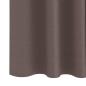 Preview: Verdunkelungs-Vorhänge mit Ringen 2 Stk. Dunkelbraun Polyester