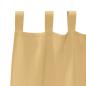 Preview: Verdunkelungs-Vorhänge mit Ringen 2 Stk. Beige 225 x 140 cm