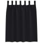 Preview: Verdunkelungsvorhänge 2 pcs Schwarz 140 x 140 cm Polyester