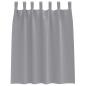 Preview: Verdunkelungsvorhänge 2 pcs Hellgrau 140 x 140 cm Polyester