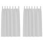 Preview: Verdunkelungsvorhänge 2 pcs Hellgrau 175 x 140 cm Polyester