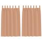 Preview: Verdunkelungsvorhänge 2 pcs Hellbraun 175 x 140 cm Polyester