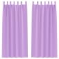Preview: Verdunkelungsvorhänge 2 pcs Lila 225 x 140 cm Polyester