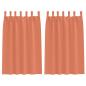 Preview: Verdunkelungsvorhänge 2 pcs Terrakotta 175 x 140 cm Polyester