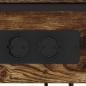 Preview: Nachttisch Räuchereiche 28,1 x 40,9 x 75 cm Holzwerkstoff