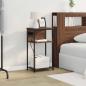 Preview: Nachttisch Braune Eiche 41 x 28 x 76 cm Holzwerkstoff