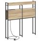Preview: Stauraum-Kopfteil Sonoma Eiche 75 cm Holzwerkstoff