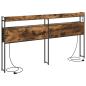 Preview: Stauraum-Kopfteil Räuchereiche 180 cm Holzwerkstoff