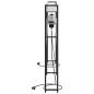 Preview: Stauraum-Kopfteil Grau Sonoma 180 cm Holzwerkstoff
