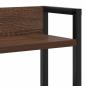 Preview: Stauraum-Kopfteil Braune Eiche 180 cm Holzwerkstoff