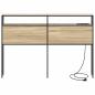 Preview: Stauraum-Kopfteil Sonoma Eiche 120 cm Holzwerkstoff