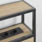Preview: Stauraum-Kopfteil Sonoma Eiche 150 cm Holzwerkstoff