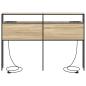 Preview: Stauraum-Kopfteil Sonoma Eiche 150 cm Holzwerkstoff