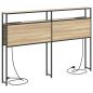 Preview: Stauraum-Kopfteil Sonoma Eiche 150 cm Holzwerkstoff