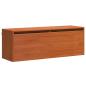 Preview: Wandschrank Wachsbraun 100 x 30 x 35 cm Massivholz Kiefer