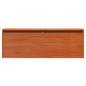 Preview: Wandschrank Wachsbraun 100 x 30 x 35 cm Massivholz Kiefer