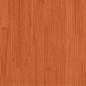 Preview: Bettgestell mit Kopfteil Wachsbraun 160 x 200 cm Kiefernholz