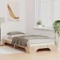 Preview: Bodenbettgestell mit Speicher Braun 100 x 210 cm Holz