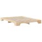 Preview: Bodenbettgestell mit Speicher Braun 160 x 210 cm Holz