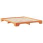Preview: Bodenbettgestell mit Speicher Braun 200 x 210 cm Holz