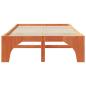 Preview: Bettrahmen Braun 135 x 190 cm Massives Kiefernholz