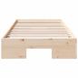 Preview: Bettgestell Braun 80 x 200 cm