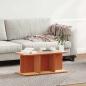 Preview: Couchtisch Wachsbraun 80 x 39,5 x 33,5 cm Massivkiefer