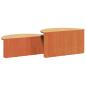 Preview: Couchtisch 2 pcs Wachsbraun 79 x 39.5 x 40 cm Massivkiefer