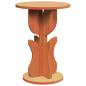 Preview: Beistelltisch Wachsbraun 39.5 x 39.5 x 53.5 cm Massivkiefer