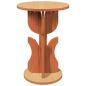 Preview: Beistelltisch Wachsbraun 39.5 x 39.5 x 53.5 cm Massivkiefer