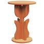 Preview: Beistelltisch Wachsbraun 39.5 x 39.5 x 53.5 cm Massivkiefer