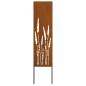 Preview: Garten dekoratives Panel Rostig 32 x 140 cm