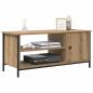 Preview: TV-Schränk Eiche handwerklich 100 x 40 x 45 cm Holzwerkstoff