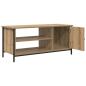 Preview: TV-Schränk Eiche handwerklich 100 x 40 x 45 cm Holzwerkstoff