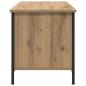 Preview: TV-Schränk Eiche handwerklich 100 x 40 x 45 cm Holzwerkstoff