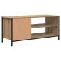 Preview: TV-Schränk Eiche handwerklich 100 x 40 x 45 cm Holzwerkstoff