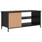 Preview: TV-Schränk Schwarze Eiche 100 x 40 x 45 cm Holzwerkstoff