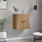 Preview: Wandschrank Eiche handwerklich 60 x 31 x 60 cm Holzwerkstoff