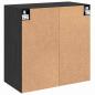 Preview: Wandschrank Schwarze Eiche 60 x 31 x 60 cm Holzwerkstoff