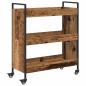 Preview: Küchentrolley Altholz 70 x 30 x 82 cm Holzwerkstoff