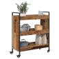 Preview: Küchentrolley Altholz 70 x 30 x 82 cm Holzwerkstoff
