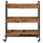 Preview: Küchentrolley Altholz 70 x 30 x 82 cm Holzwerkstoff